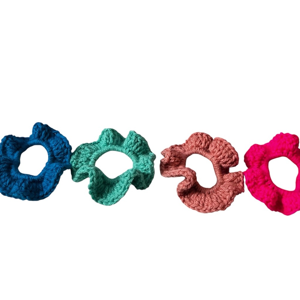 Handmade Crochet Scrunchies!! Small